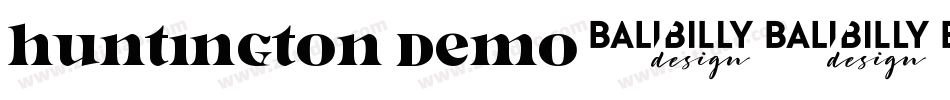 Huntington Demo字体转换
